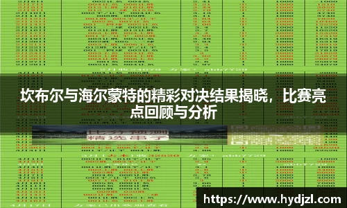 坎布尔与海尔蒙特的精彩对决结果揭晓，比赛亮点回顾与分析