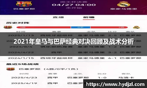 2021年皇马与巴萨经典对决回顾及战术分析
